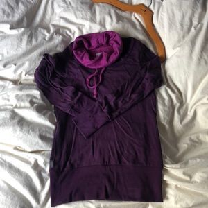 Long sleeve cowl neck cozy icebreaker sweater